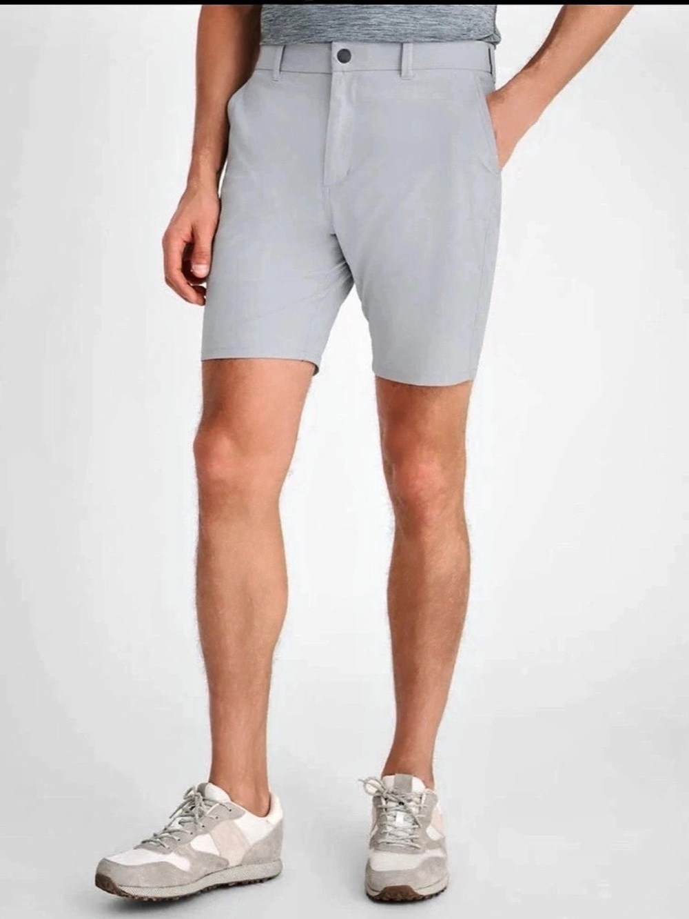 Johnnie-O Calcutta PREP-FORMANCE Woven Shorts – Men’s 34 – Chrome